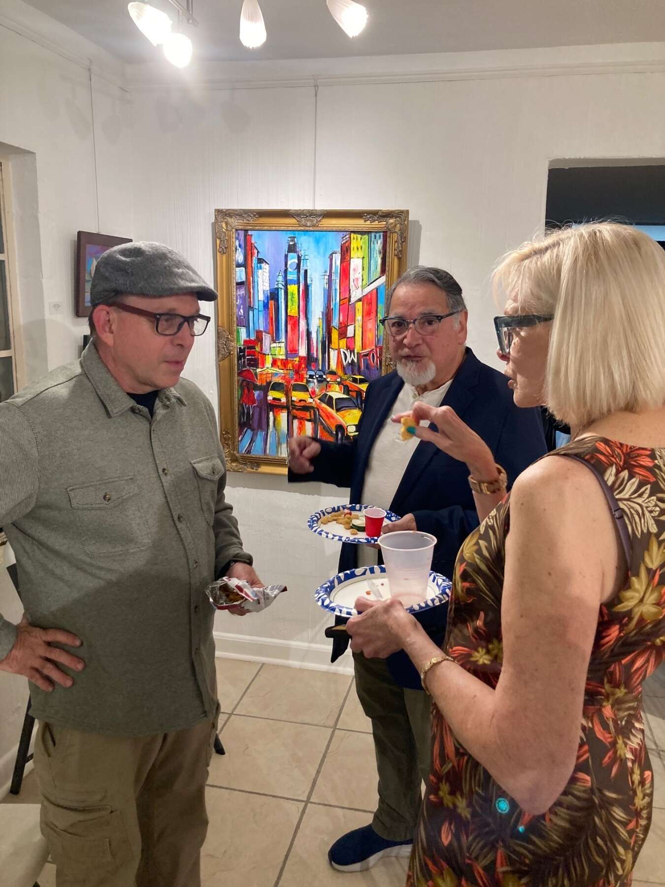 Conversations at the reception