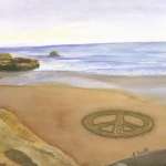 Peace on the beach