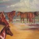 Horses at the Beach
