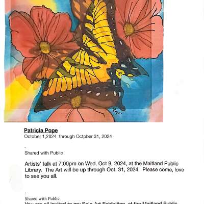 Patricia Pope -- Solo Exhibit