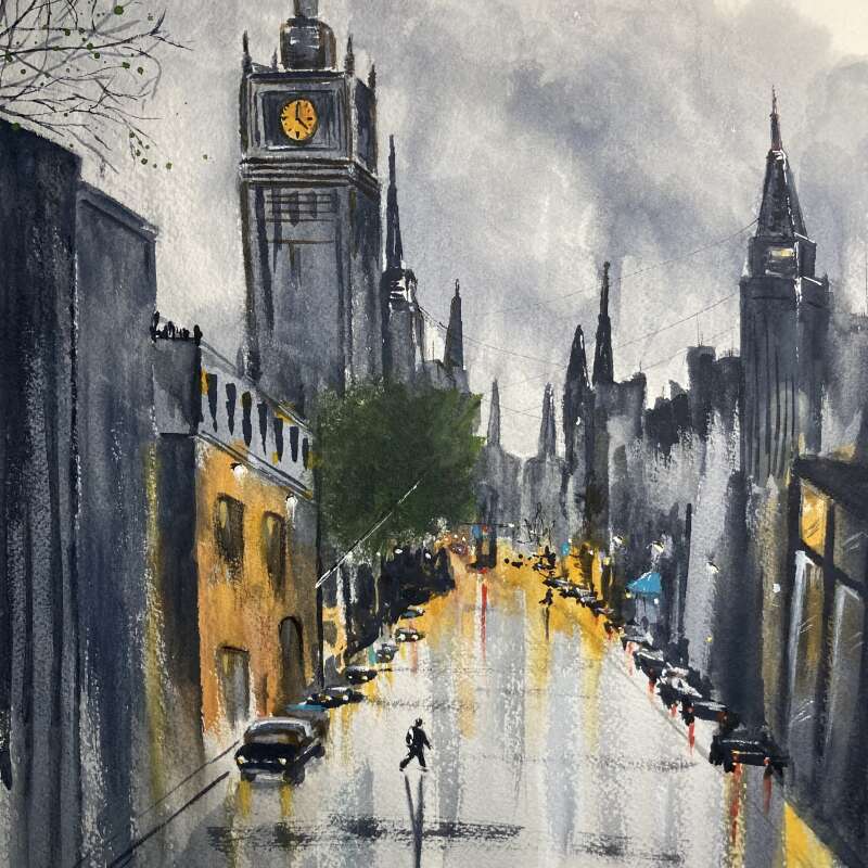 Rainy Cityscape